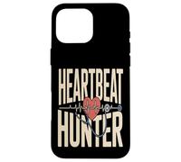 Custodia per iPhone 16 Pro Max Heartbeat Hunter Nurse Doctor Stetoscopio ECG