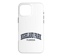 Custodia per iPhone 16 Pro Max Highland Park Florida Retro