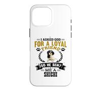Custodia per iPhone 16 Pro Max Ho chiesto a Dio un amico fedele ShiChi Dog Pet Design