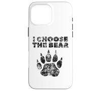 Custodia per iPhone 16 Pro Max Ho scelto l'orso Vintage