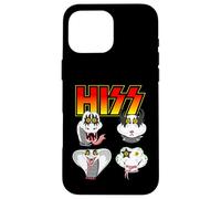 Custodia per iPhone 16 Pro Max Hoist Funny Snake Lover Rock and Roll Band Idea regalo