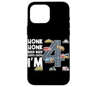 Custodia per iPhone 16 Pro Max Honk Honk Beep Beep Choo Choo Compio 4 anni