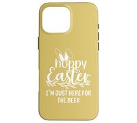 Custodia per iPhone 16 Pro Max Hoppy Easter Hour Some Bunny Needs Beer Here for the Hops