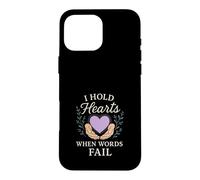 Custodia per iPhone 16 Pro Max Hospice Nurse Palliative Care RN Compassione Fine della vita Lavoro