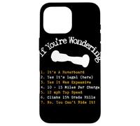 Custodia per iPhone 16 Pro Max Hoverboard Checklist Cool & Funny hoverboard Gift