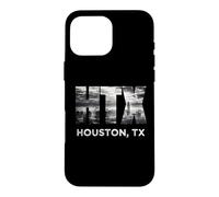 Custodia per iPhone 16 Pro Max HTX City of Houston Skyline Art Downtown Texas Souvenir Gift