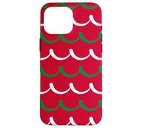 Custodia per iPhone 16 Pro Max Hungarian Red Green White Arcs Curved Pattem
