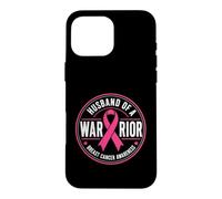 Custodia per iPhone 16 Pro Max Husband Of A Warrior Breast Cancer Awareness