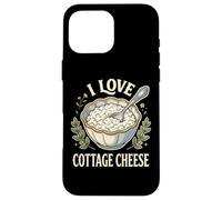 Custodia per iPhone 16 Pro Max I Love Cottage Cheese