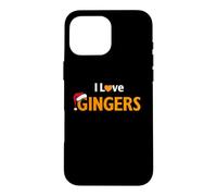 Custodia per iPhone 16 Pro Max I Love Gingers Natale