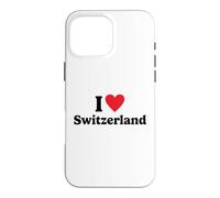 Custodia per iPhone 16 Pro Max I love Switzerland