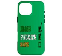 Custodia per iPhone 16 Pro Max I miei nomi Patrick e io sono Irish Paddys Day Fun Checklist