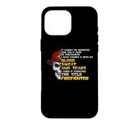 Custodia per iPhone 16 Pro Max I Own It Forever The Title Firefighter Fireman Firefighters