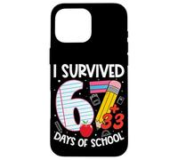 Custodia per iPhone 16 Pro Max I Survived 67 + 33 Days School Kids Funny 100th Day School