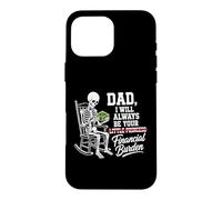 Custodia per iPhone 16 Pro Max I Will Always Be Your Financial Burden Dad Skeleton