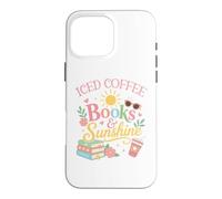 Custodia per iPhone 16 Pro Max Iced Coffee Books & Sunshine Summer Reading Spicy Book Girl