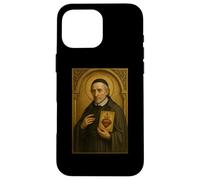 Custodia per iPhone 16 Pro Max Icona cattolica di San Giovanni Eudes