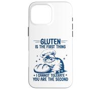 Custodia per iPhone 16 Pro Max Il glutine è la prima cosa che non tollero per i gatti senza
