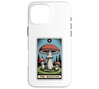 Custodia per iPhone 16 Pro Max Il Mago Tarocchi Carta Fly Agaric Amanita Muscaria Fungo