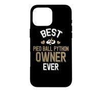 Custodia per iPhone 16 Pro Max Il miglior proprietario di Python con palla magica di sempre amante dei serpenti piebald