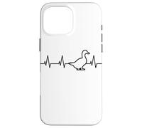 Custodia per iPhone 16 Pro Max Il mio cuore batte per le anatre