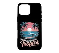 Custodia per iPhone 16 Pro Max Il mio cuore è sempre ai tropici Maui
