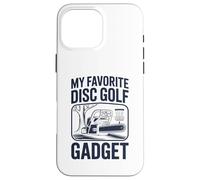 Custodia per iPhone 16 Pro Max Il mio gadget preferito per il golf a disco con motosega Joke Disc Golf