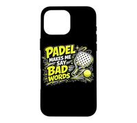 Custodia per iPhone 16 Pro Max Il Padel Mi Fa Dire Parolacce Padel Divertente
