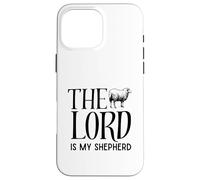 Custodia per iPhone 16 Pro Max Il Signore è il mio pastore Salmo 23 Agnello di pecora