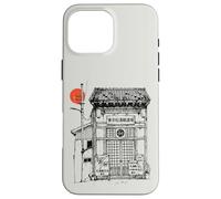 Custodia per iPhone 16 Pro Max Illustrazione di Shotokan Karate Dojo Tokyo Giappone