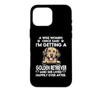 Custodia per iPhone 16 Pro Max I'm Getting A Golden Retriever Funny Dog Mom Puppy Lovers