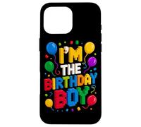 Custodia per iPhone 16 Pro Max I'm The Birthday Boy Master Builder Building Mattoncini Blocchi
