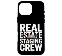 Custodia per iPhone 16 Pro Max Immobiliare Staging Crew Agente immobiliare Home Stager