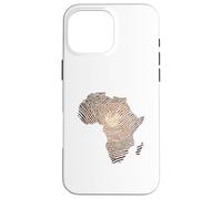Custodia per iPhone 16 Pro Max Impronta digitale dell'Africa della melanina