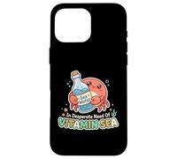 Custodia per iPhone 16 Pro Max In disperato bisogno di vitamina Sea Beach Goer