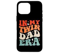 Custodia per iPhone 16 Pro Max In My Twin Dad Era Funny Father's Day For New Dad Of Twins