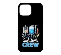 Custodia per iPhone 16 Pro Max Infusion Crew Infermiere Squadra Terapia Infermieristica Medico registrato