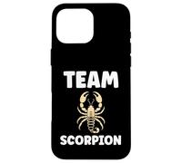 Custodia per iPhone 16 Pro Max Insect Scorpion animals arachnids simple team Scorpion