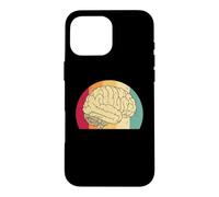Custodia per iPhone 16 Pro Max Intelligenza Cervello Pensiero Psiche Scienza Retro Vintage