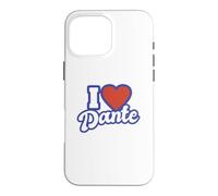 Custodia per iPhone 16 Pro Max Io amo Dante