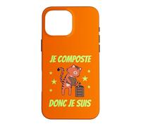 Custodia per iPhone 16 Pro Max Io composto quindi sono Natura Bio Riciclaggio Ecologia