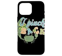 Custodia per iPhone 16 Pro Max Irish Punch Back Shamrock Crab Lucky St Patricks Art