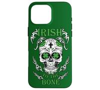 Custodia per iPhone 16 Pro Max Irish To The Bone Skeleton Paddy giorno di San Patrizio