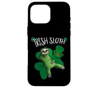Custodia per iPhone 16 Pro Max Irlanda St Paddys Day Irish Sloth - Pupazzo irlandese