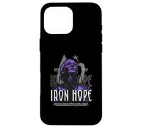 Custodia per iPhone 16 Pro Max Iron Hope - Abbigliamento di strada Y2K