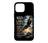 Custodia per iPhone 16 Pro Max Isaiah 40:31 Wait on the LORD, Renew Strength Eagle
