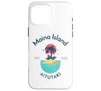 Custodia per iPhone 16 Pro Max Isola di Maina Aitutaki Isole Cook