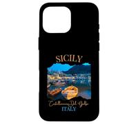 Custodia per iPhone 16 Pro Max Italia Sicilia turistica Souvenir Castellammare Del Golfo donne