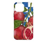Custodia per iPhone 16 Pro Max Italian Summer Pomegranate Fruit Beachy Coastal Botanical