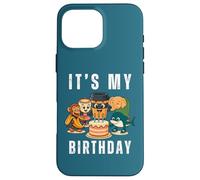 Custodia per iPhone 16 Pro Max It's My Birthday Compilation Italiano Brainrot Meme Bambini Ragazzi